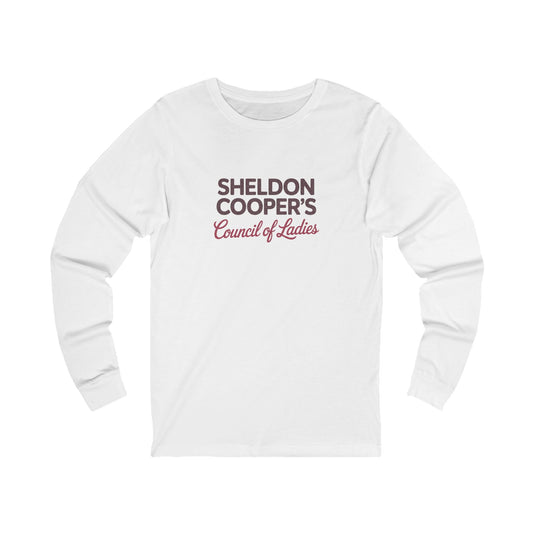 Sheldon Cooper’s Council of Ladies — TBBT Retro Long Sleeve (Light)