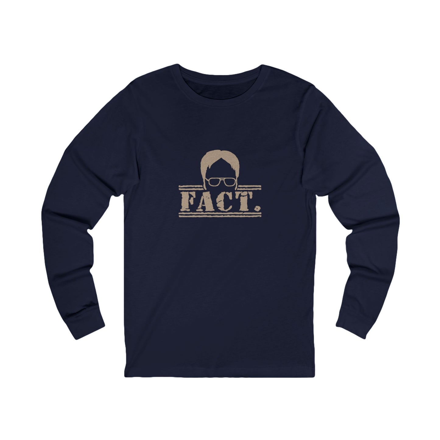 Dwight Schrute FACT. — The Office-Inspired Long Sleeve (Dark)