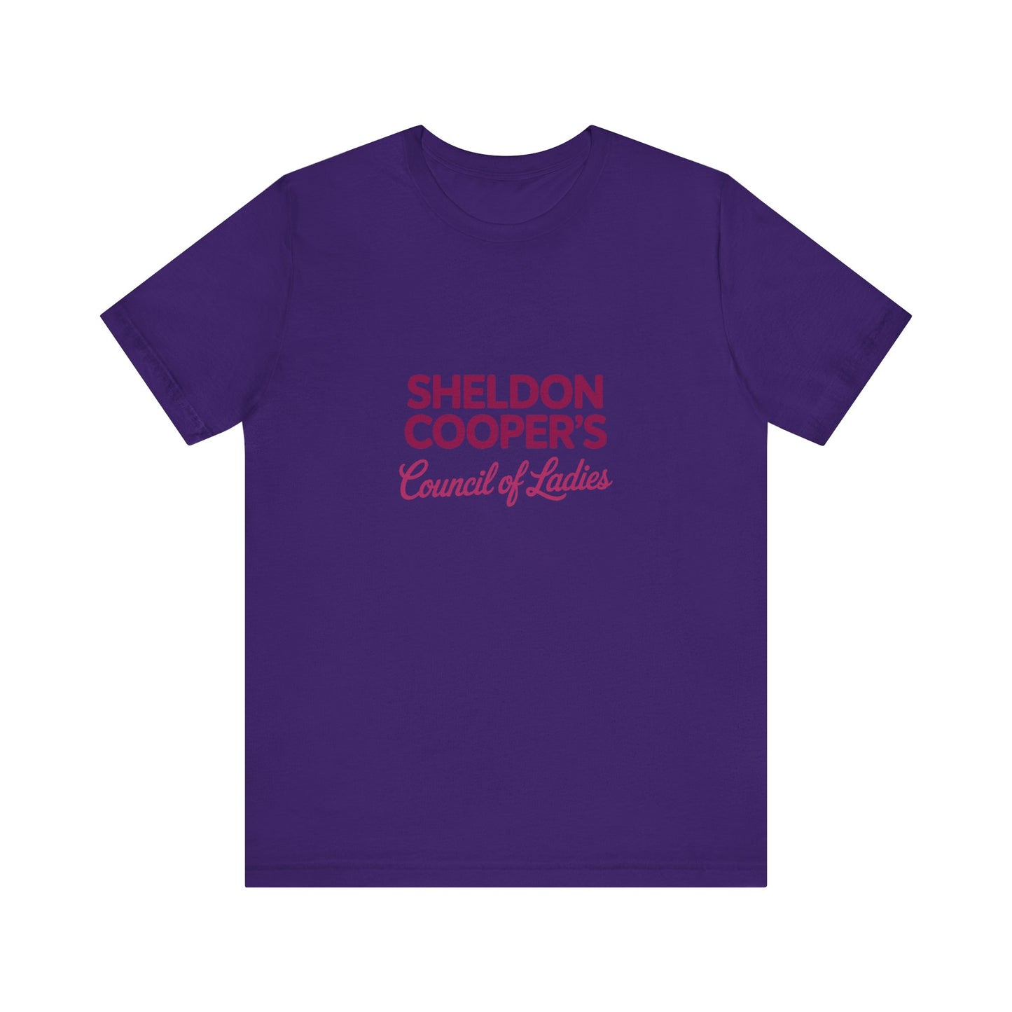 Sheldon Cooper’s Council of Ladies — TBBT Retro Tee (Dark)