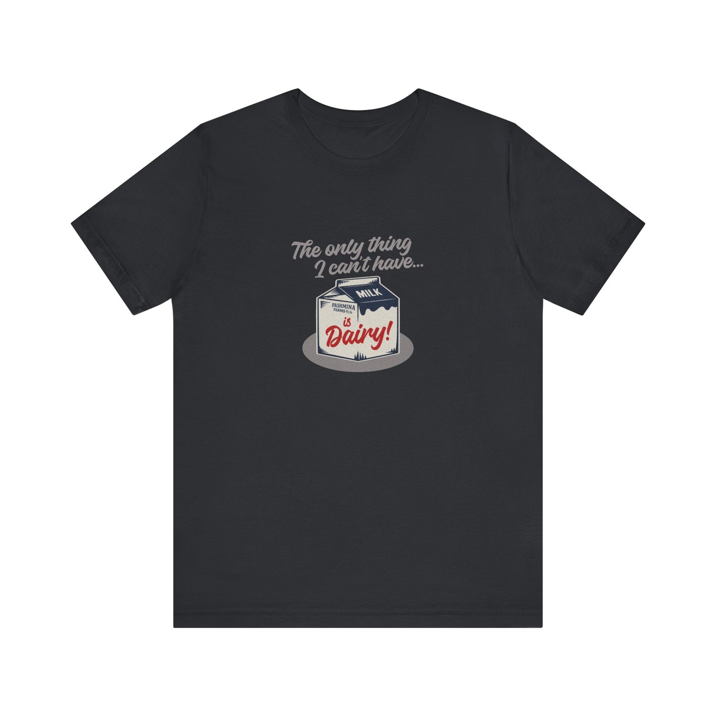 Can’t Have Dairy — Friends Jill Green Retro Tee (Dark)