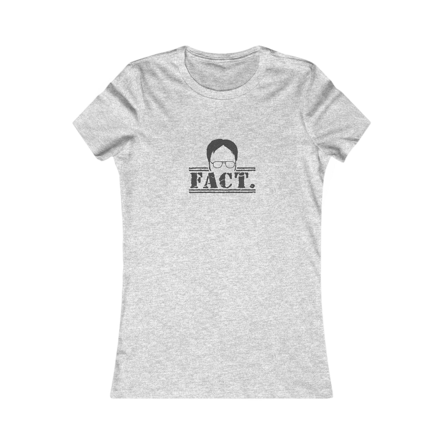 Dwight Schrute FACT. — The Office-Inspired Women's Tee (Light)
