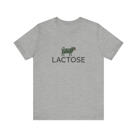 Life is a Beautiful… Typo – LACTOSE Logo Parody Retro Tee (Light)