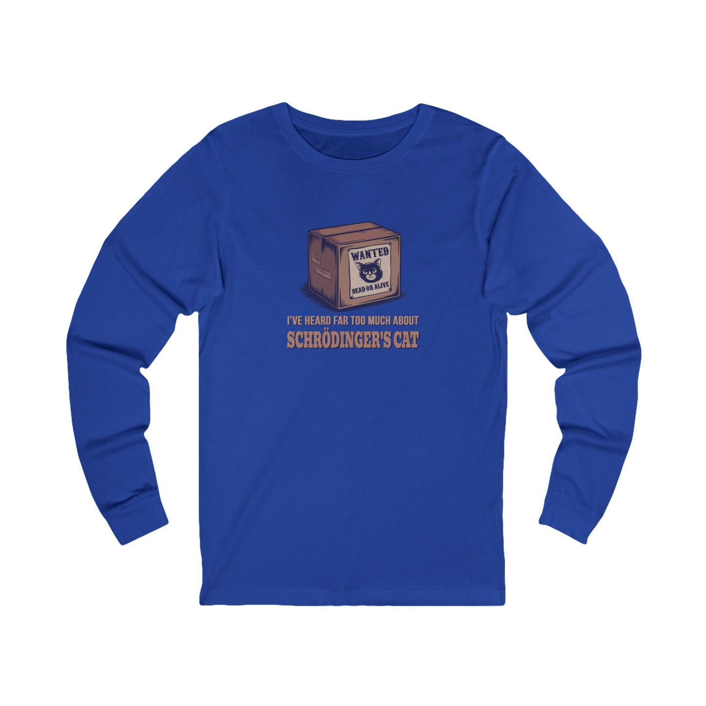 Schrödinger’s Cat — Big Bang Theory Retro Long Sleeve (Dark)