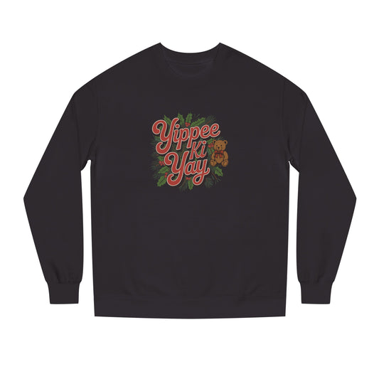 Yippee Ki Yay — Die Hard Retro Christmas Sweatshirt (Dark)