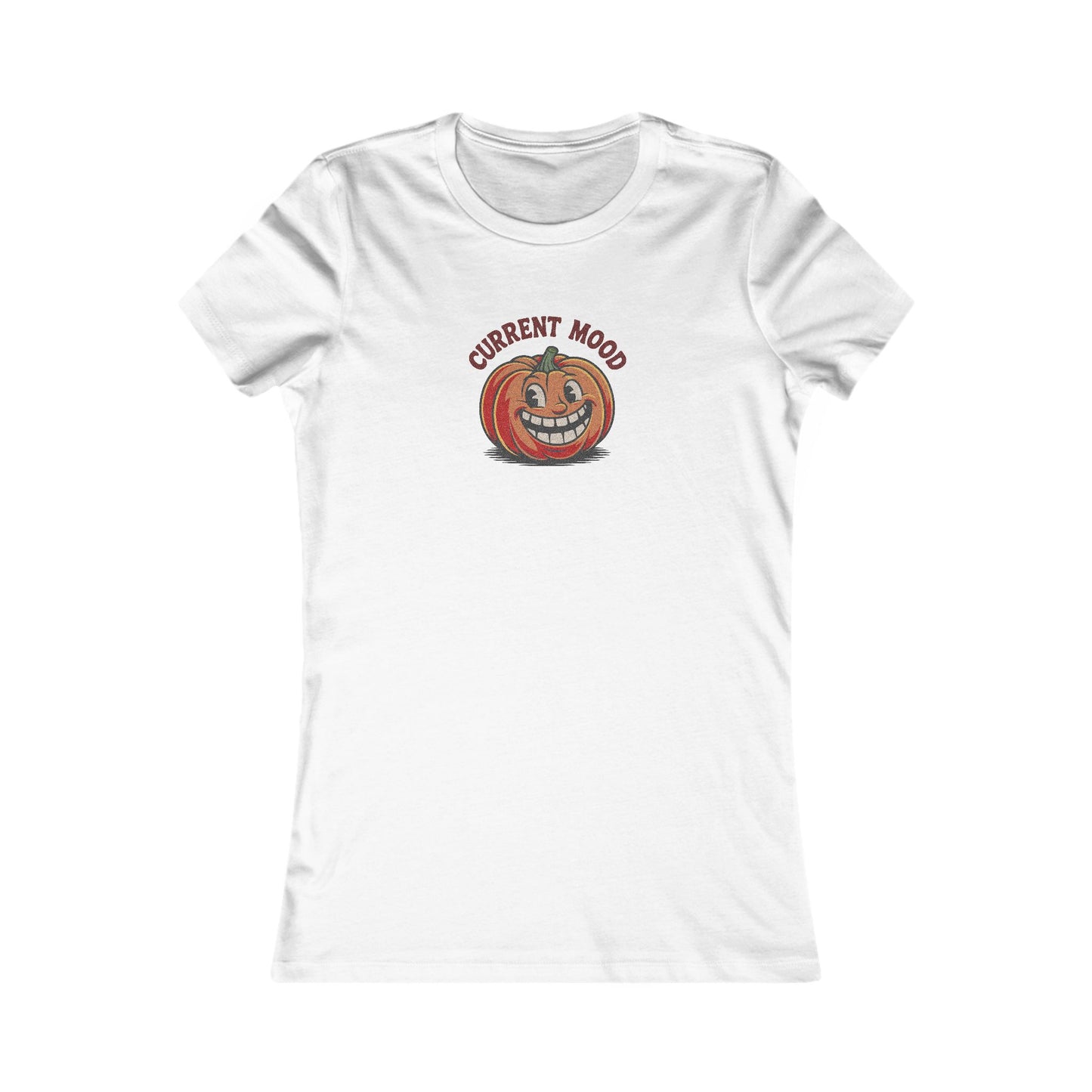 Current Mood (Toothy Jack) — Retro Halloween Women's Tee (Light)