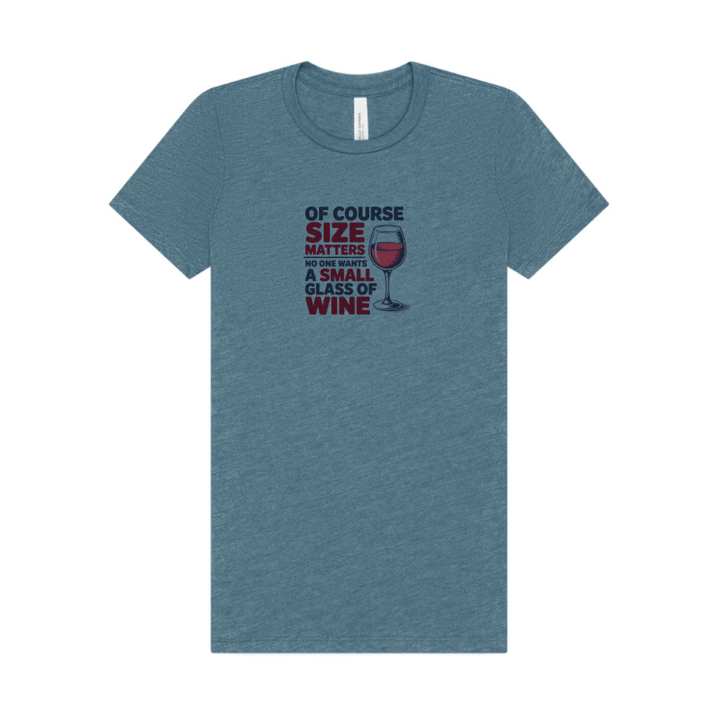 Big Glass Energy — Wine Lover Retro Women's Tee (Light)