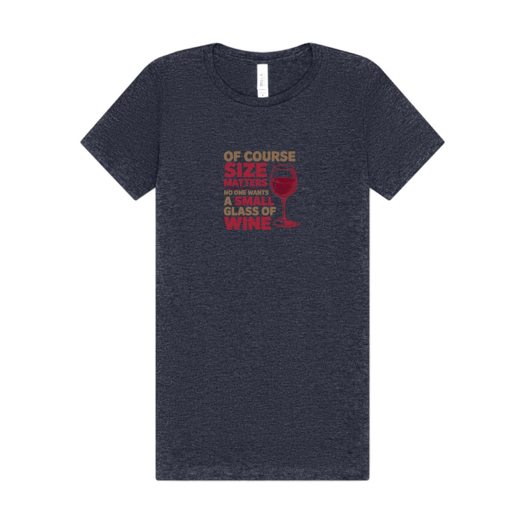 Big Glass Energy — Wine Lover Retro Women's Tee (Dark)