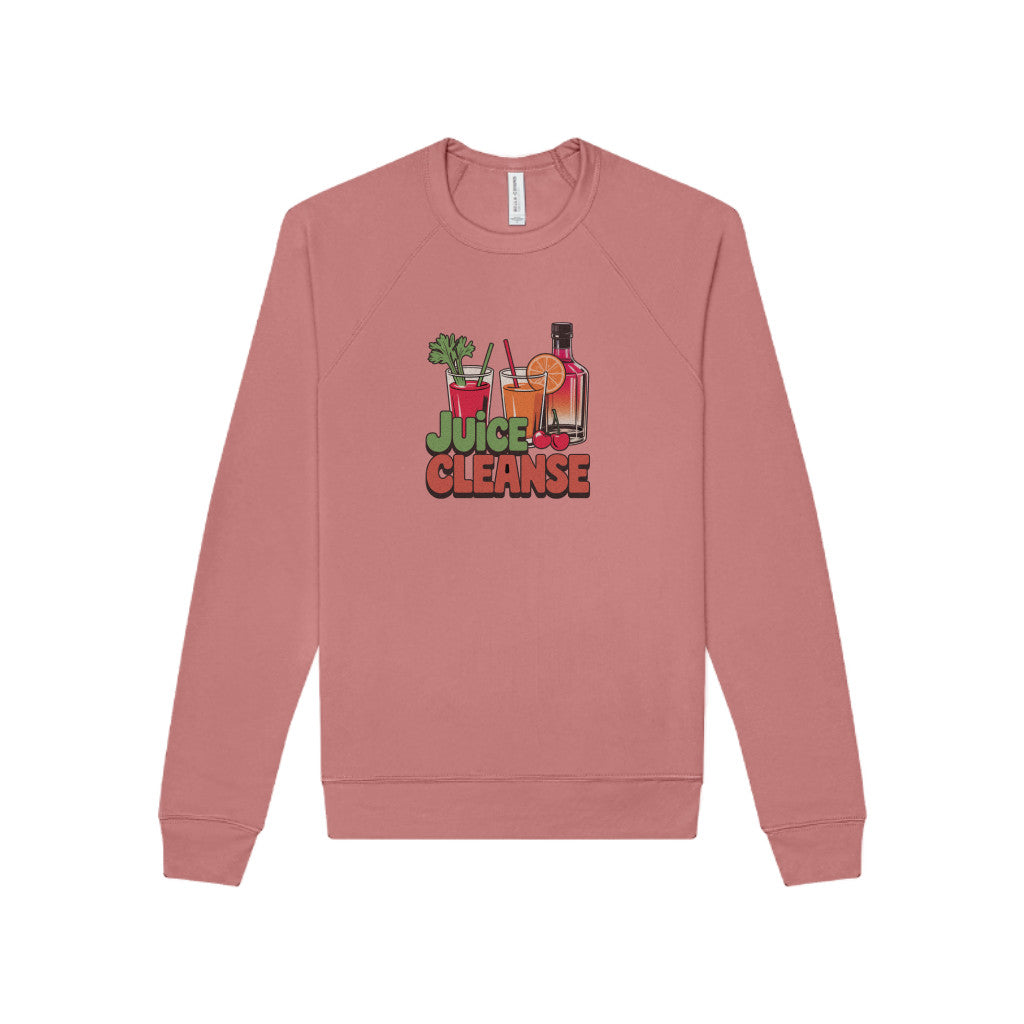 Juice Cleanse Liquid Diet — Boozy Brunch Retro Sweatshirt (Light)
