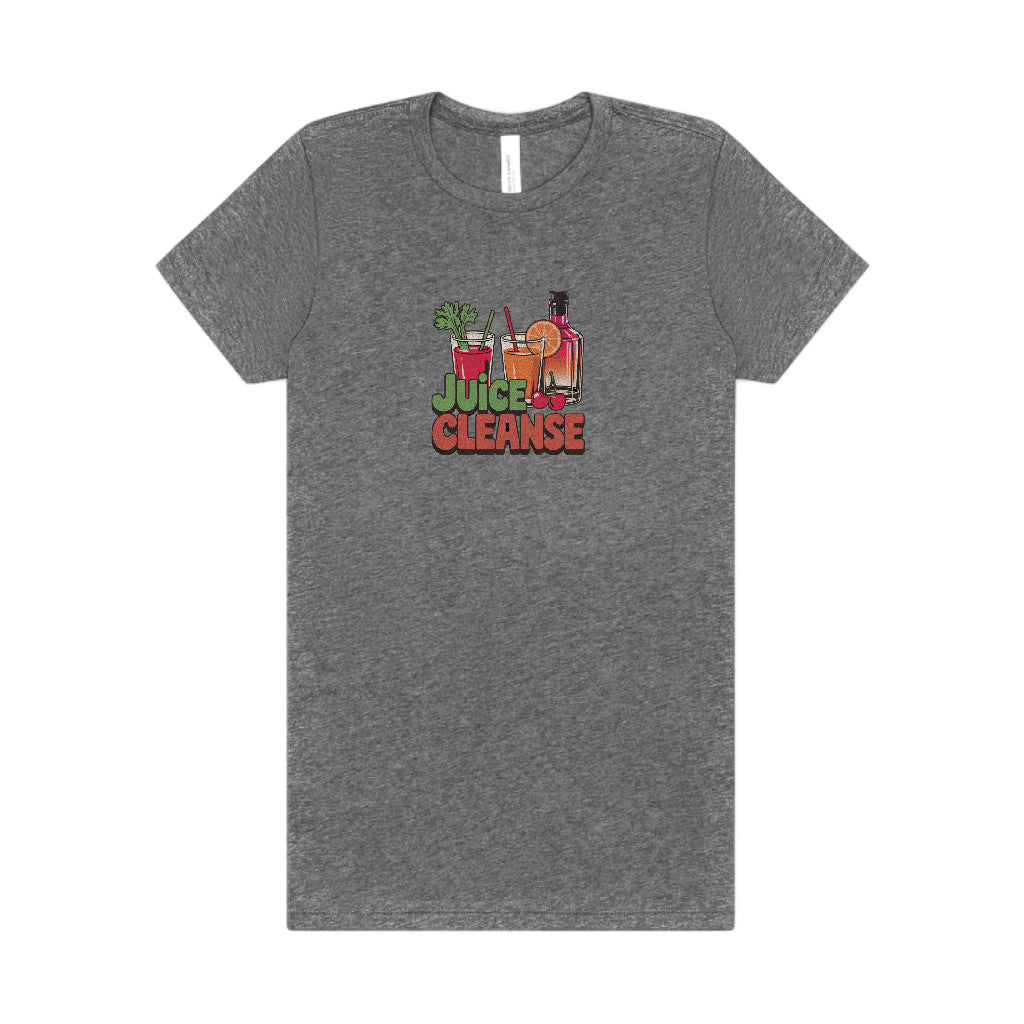 Juice Cleanse Liquid Diet — Boozy Brunch Retro Women's Tee (Light)