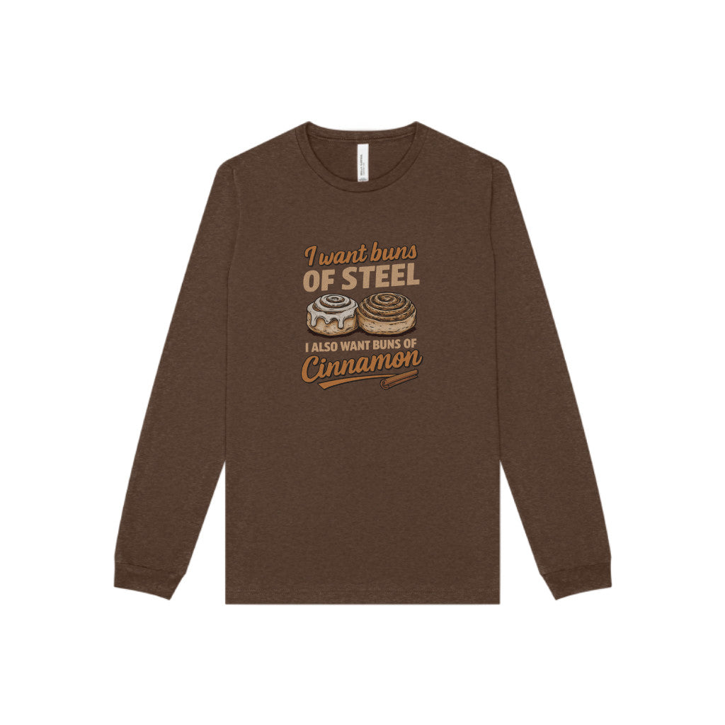 Buns of Steel (and Cinnamon) — Workout Long Sleeve (Dark)