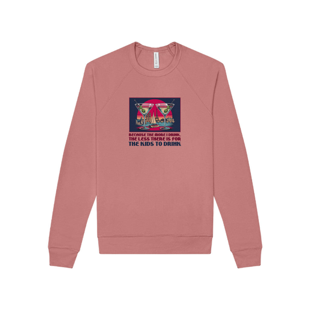 Open Bar (for the Kids) — Friends Retro Sweatshirt (Light)
