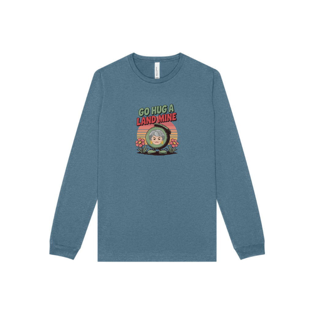 Go Hug a Land Mine — Dorothy Zbornak Retro Long Sleeve (Dark)