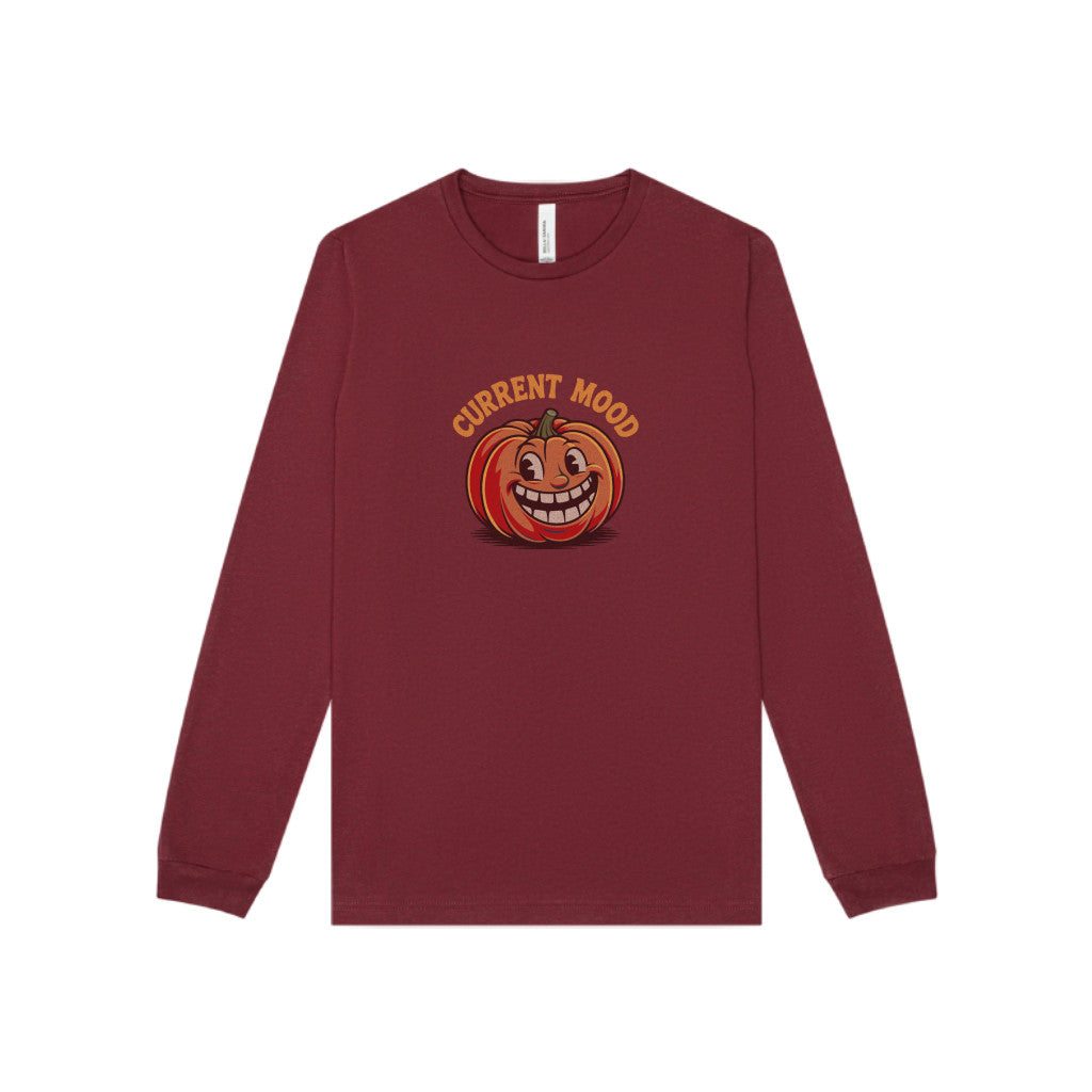 Current Mood (Toothy Jack) — Retro Halloween Long Sleeve (Dark)
