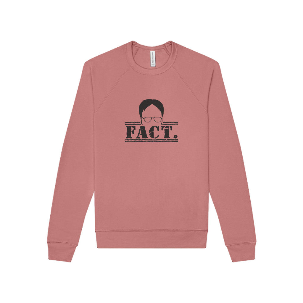 Dwight Schrute FACT. — The Office-Inspired Sweatshirt (Light)