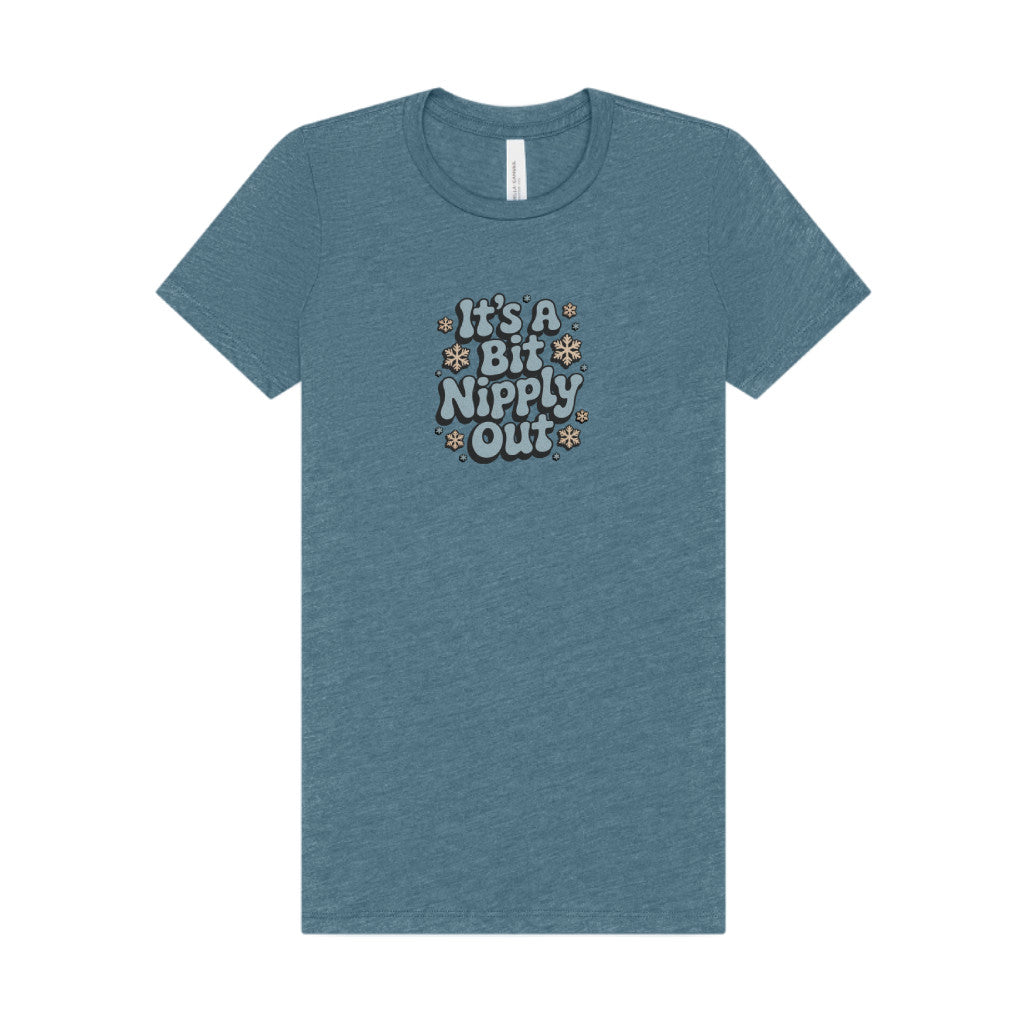 It's a Bit Nipply Out — Christmas Vacation Retro Women's Tee (Light)