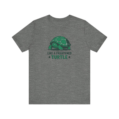 Like a Frightened Turtle — George Costanza Shrinkage Retro Tee (Light)