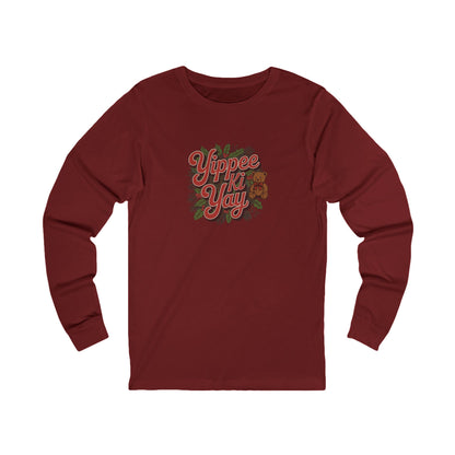 Yippee Ki Yay — Die Hard Retro Christmas Long Sleeve (Dark)