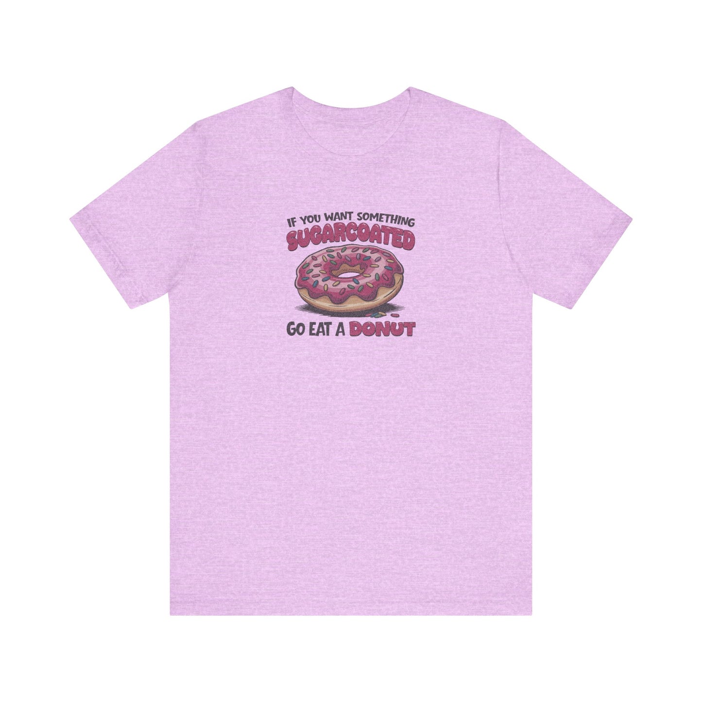 Sugarcoated (Go Eat a Donut) — Retro Graphic Tee (Light)