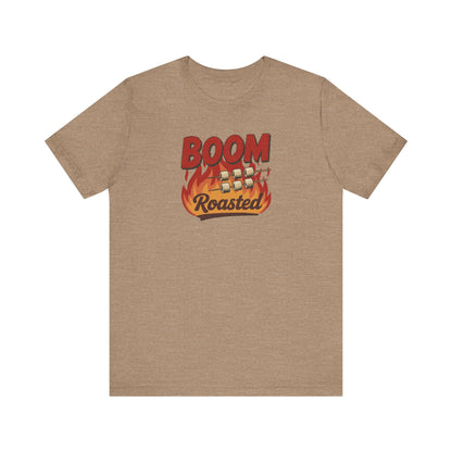 Boom, Roasted — Michael Scott Retro Tee (Light)