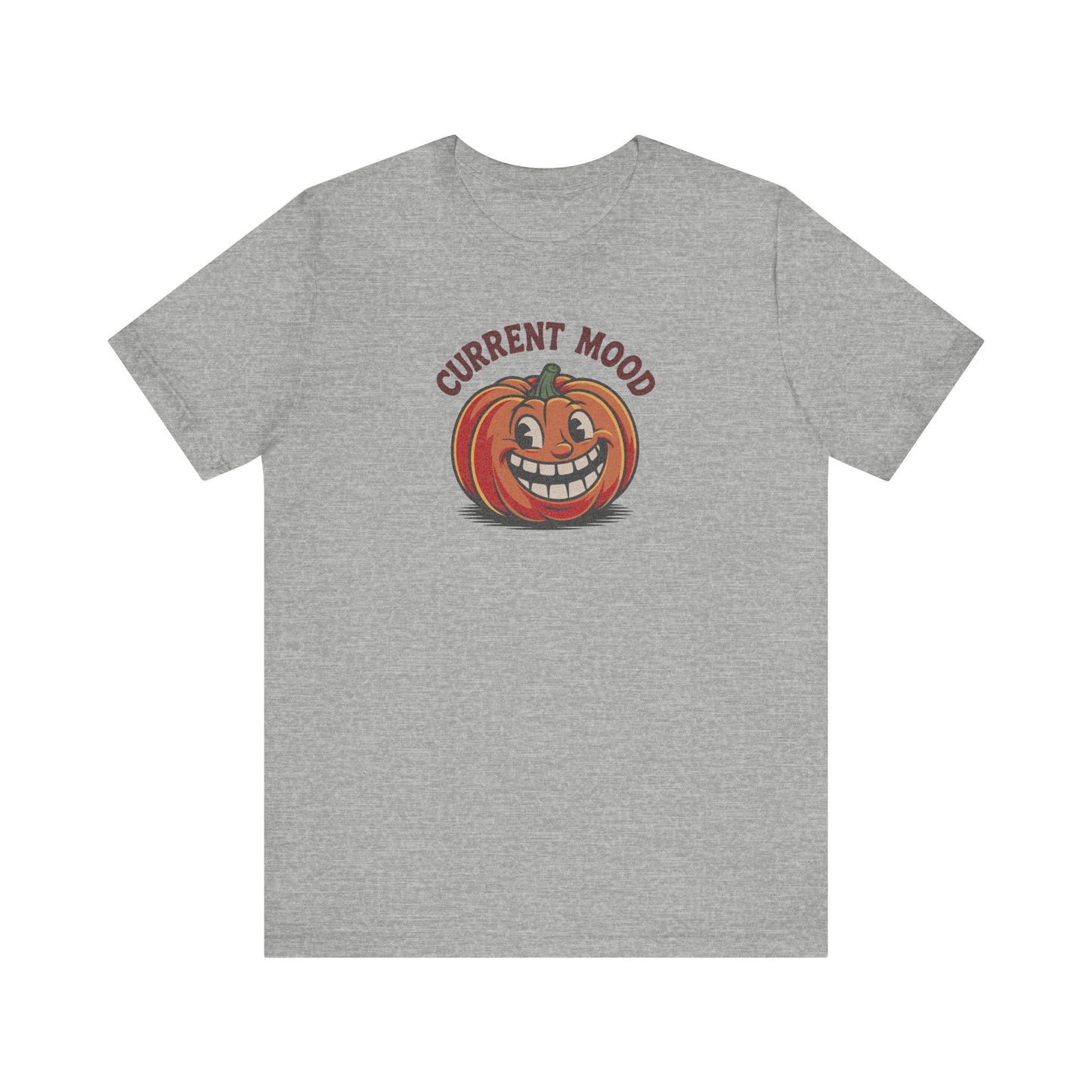 Current Mood (Toothy Jack) — Retro Halloween Tee (Light)
