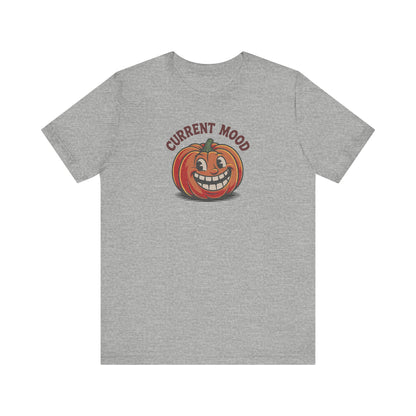 Current Mood (Toothy Jack) — Retro Halloween Tee (Light)