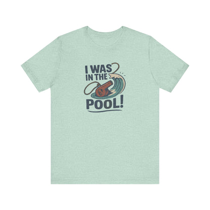 I Was in the Pool! — George Costanza Shrinkage Retro Tee (Light)
