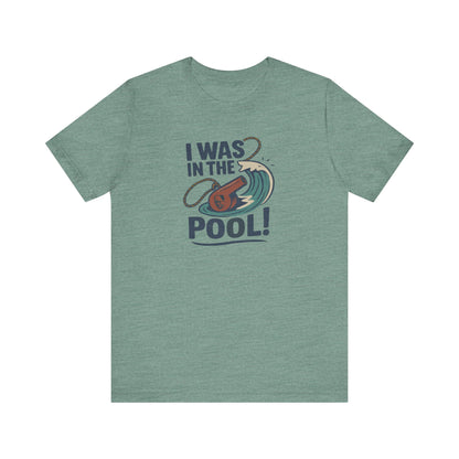 I Was in the Pool! — George Costanza Shrinkage Retro Tee (Light)