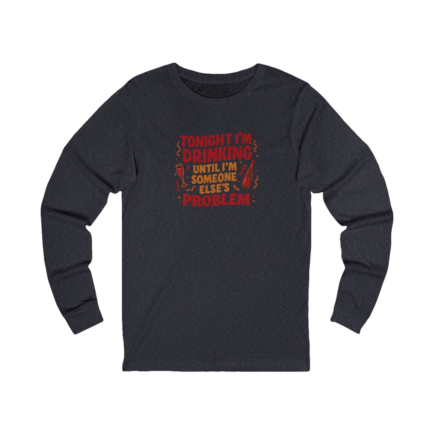 The Problem is Coming From Inside the Bar — Retro Long Sleeve (Dark)