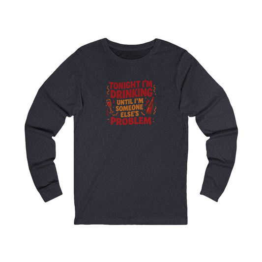 The Problem is Coming From Inside the Bar — Retro Long Sleeve (Dark)