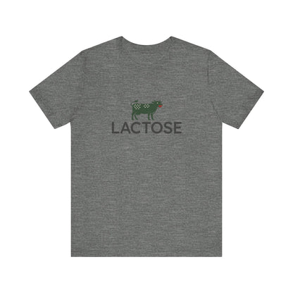 Life is a Beautiful… Typo – LACTOSE Logo Parody Retro Tee (Light)
