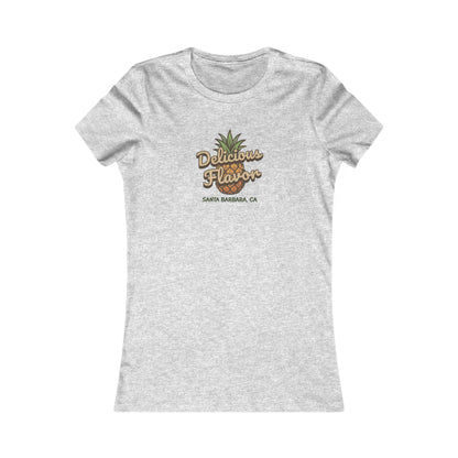 Delicious Flavor — Santa Barbara Pineapple Women's Tee (Light)