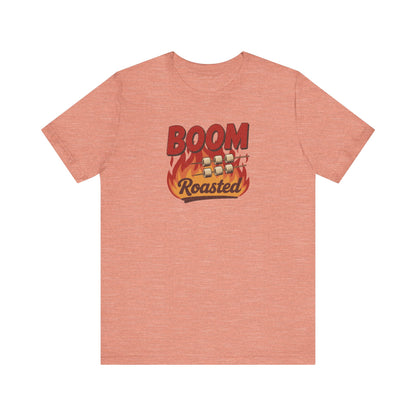 Boom, Roasted — Michael Scott Retro Tee (Light)
