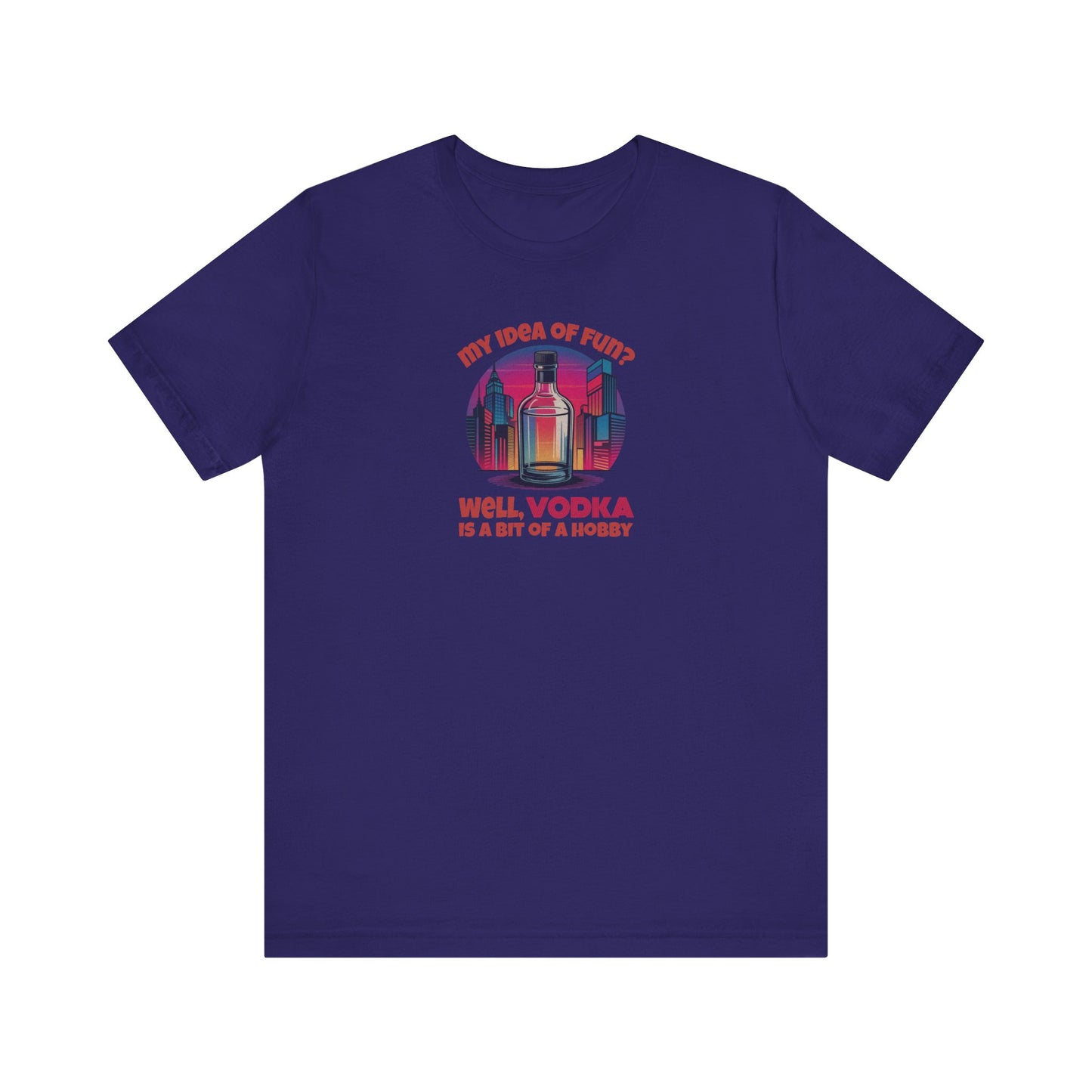 Vodka is a Bit of a Hobby — Retro Graphic Tee (Dark)