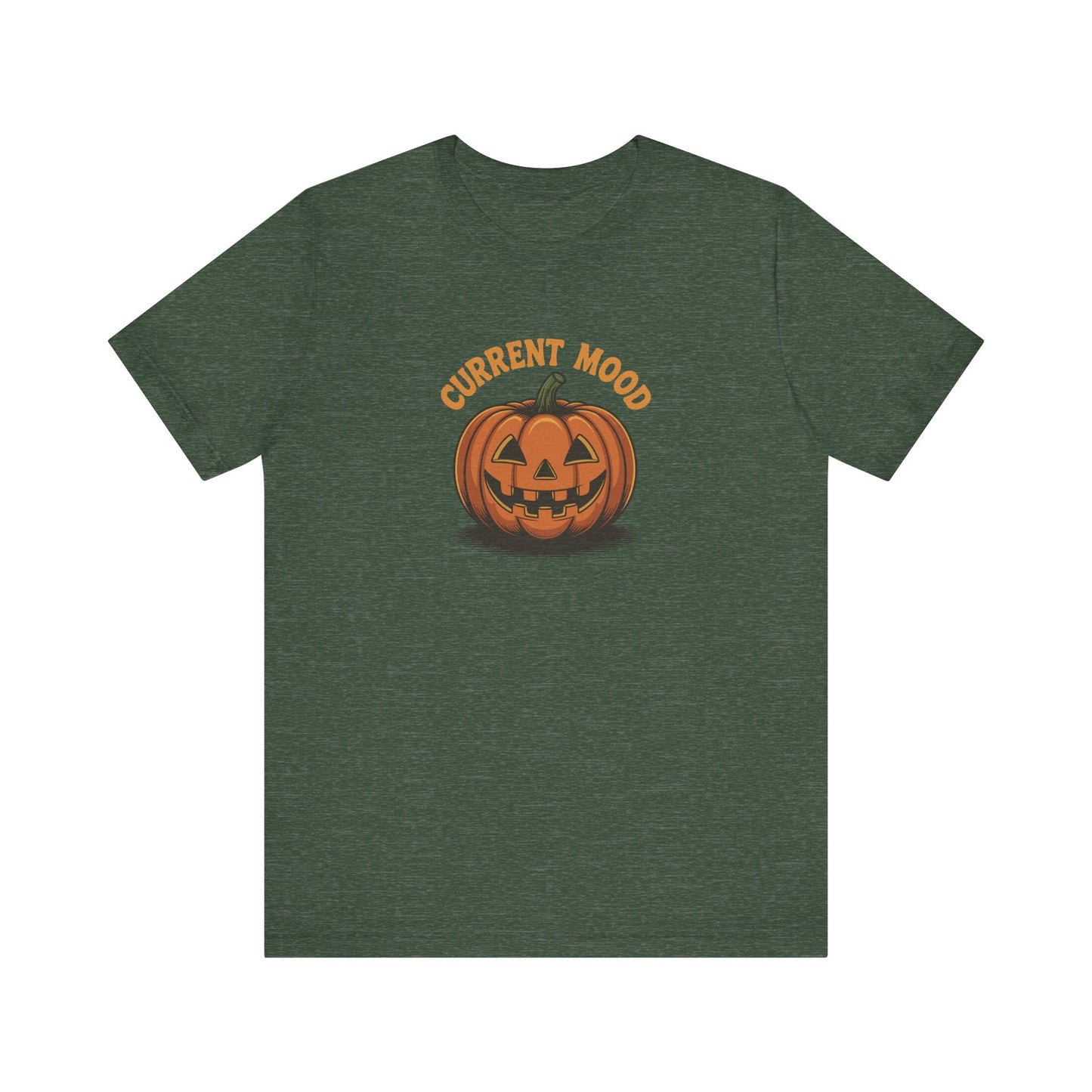 Current Mood (Vintage Jack) — Retro Halloween Tee (Dark)