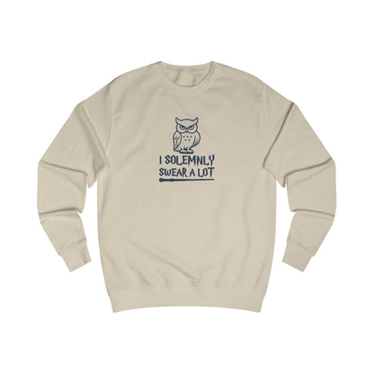 I Solemnly Swear a Lot — Harry Potter Retro Sweatshirt (Light)