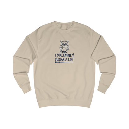 I Solemnly Swear a Lot — Harry Potter Retro Sweatshirt (Light)