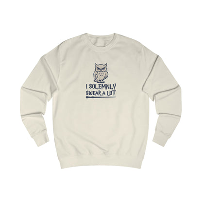 I Solemnly Swear a Lot — Harry Potter Retro Sweatshirt (Light)