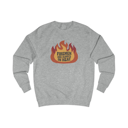 Firemen Are Always in Heat — Flirtatious Retro Sweatshirt (Light)