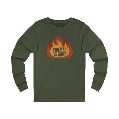 Firemen Are Always in Heat — Flirtatious Retro Long Sleeve (Dark)
