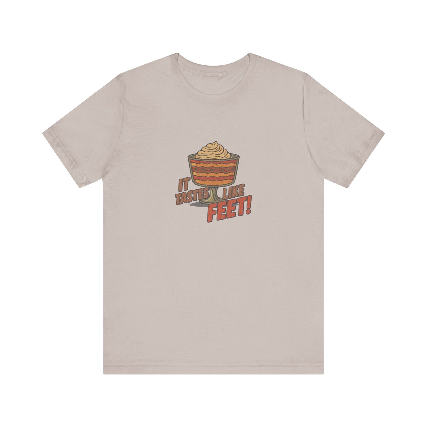 It Tastes Like Feet! — Thanksgiving Trifle Retro Tee (Light)