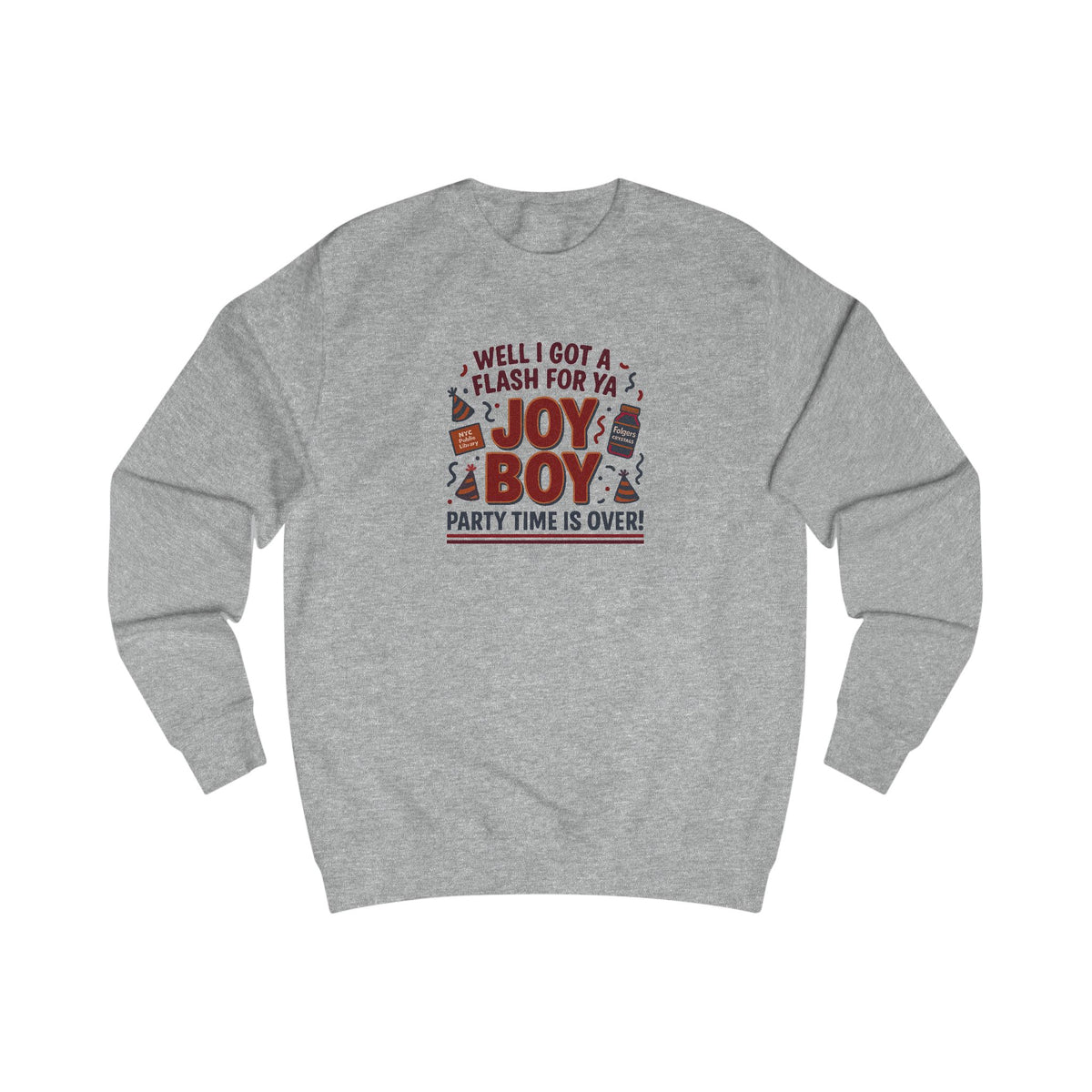 Joy Boy — Seinfeld Library Investigator Retro Sweatshirt (Light)