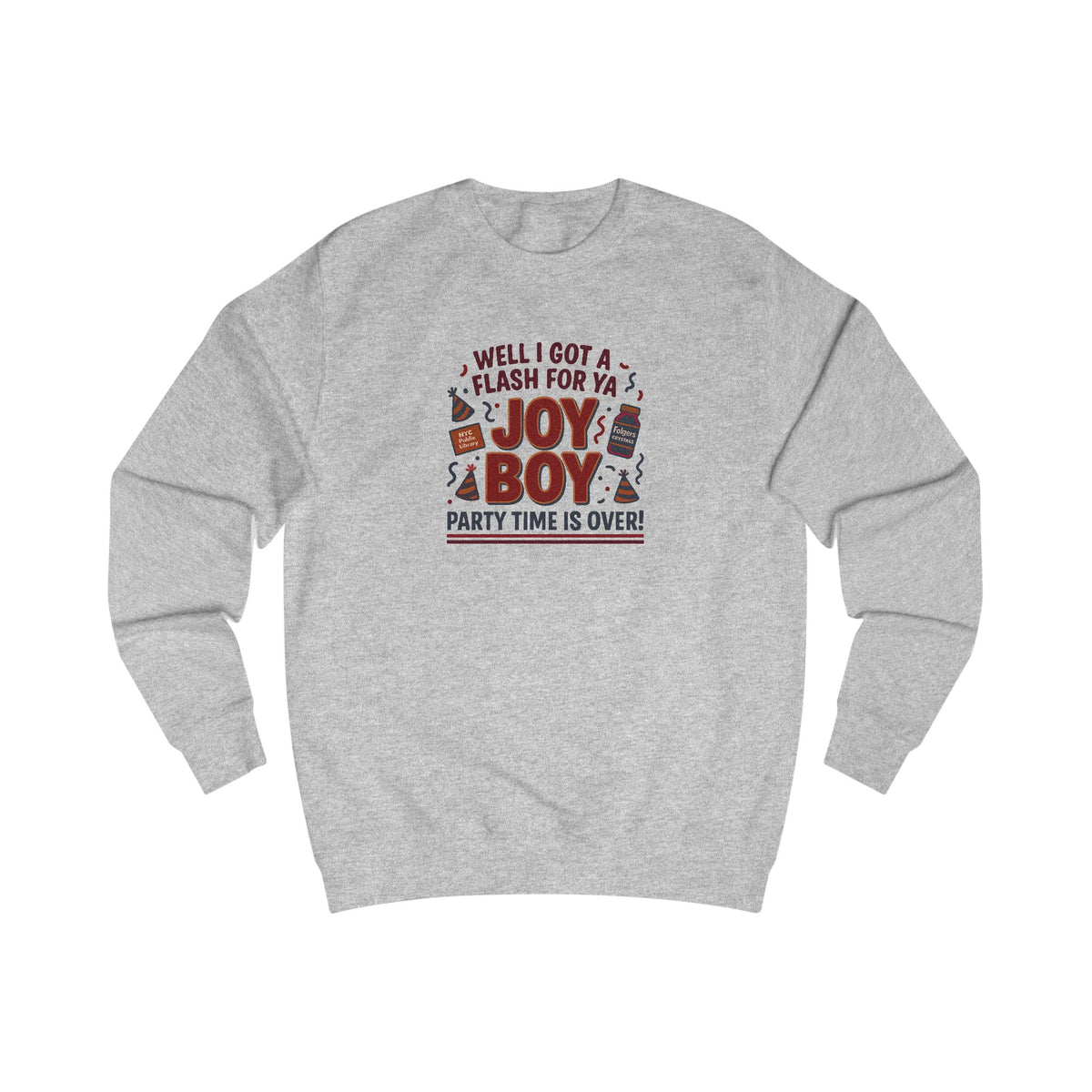 Joy Boy — Seinfeld Library Investigator Retro Sweatshirt (Light)