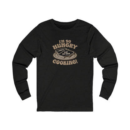 I'm So Hungry, I Could Eat My Own Cooking — Retro Long Sleeve (Dark)