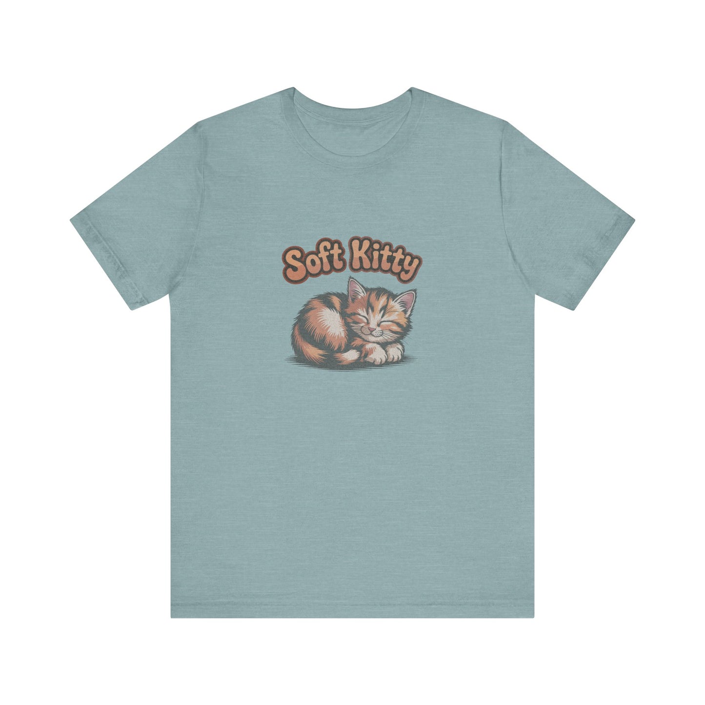 Soft Kitty Sick-Day Lullaby — Big Bang Theory Retro Tee (Light)