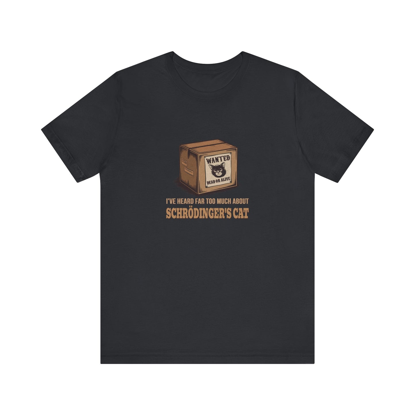 Schrödinger’s Cat — Big Bang Theory Retro Tee (Dark)