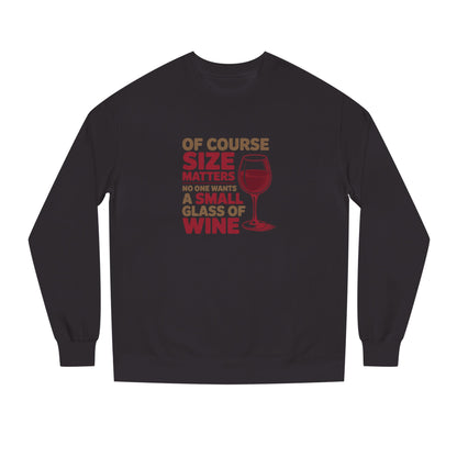 Big Glass Energy — Wine Lover Retro Sweatshirt (Dark)