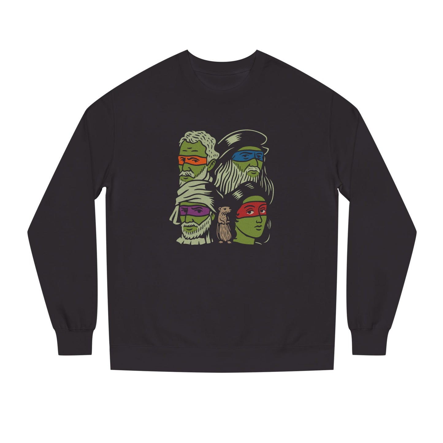 Renaissance Ninja Turtles — TMNT Retro Sweatshirt (Dark)