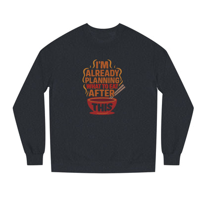 Planning What to Eat After This — Retro Foodie Sweatshirt (Dark)