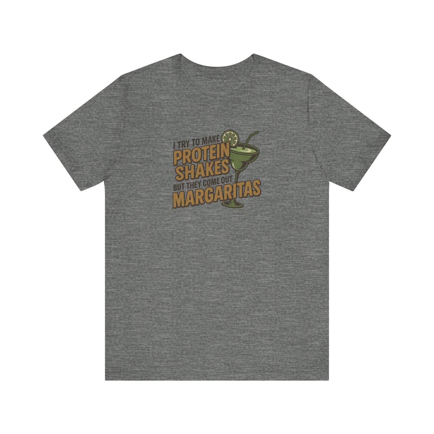 Protein Shakes (Oops, All Margaritas) — Retro Tee (Light)