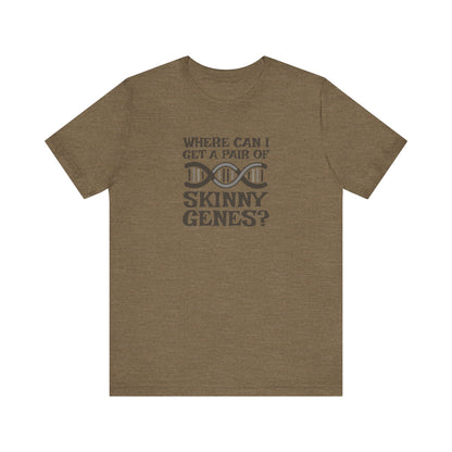 Pair of Skinny Genes — Retro Graphic Tee (Light)